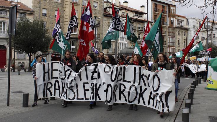 Jarraipen zabala izan dute hezkuntza publikoaren bi greba egunek