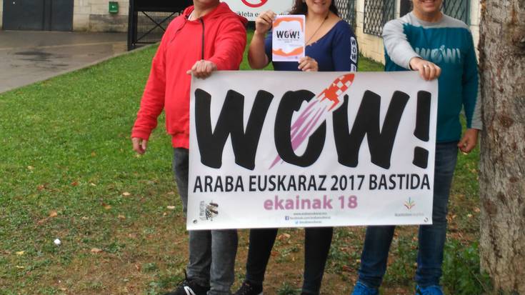 'Wow' lemapean ospatuko dute Araba Euskaraz ekainaren 18an