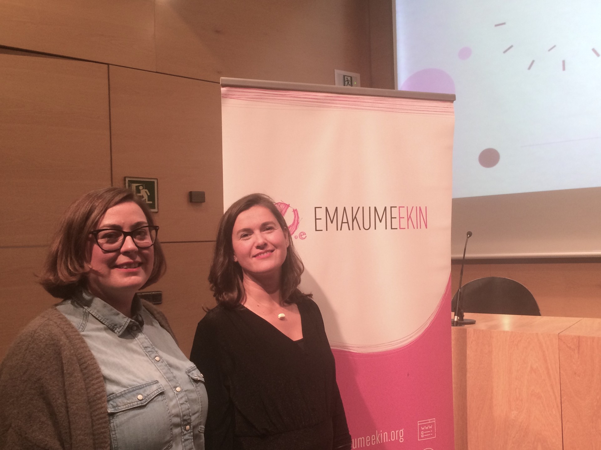 Emakume ekintzaileak ikusarazteko saioak Gasteiz, Laudio eta Eltziegon