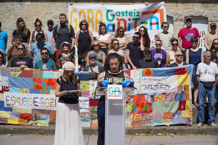 Diskurtso arrazisten aurrean, elkarbizitza aldarrikatu dute