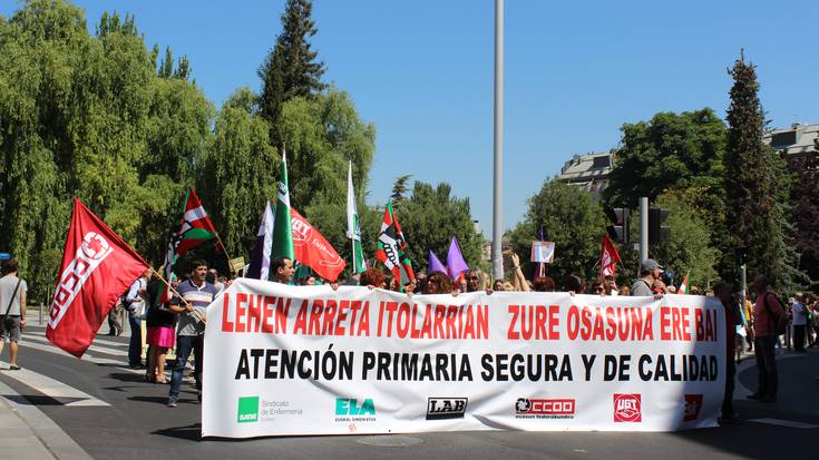 Greba eguna dute berriro Osakidetzako lehen arretako langileek