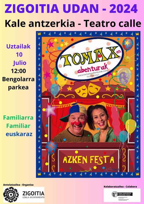 'Azken festa', Tomaxen abenturak