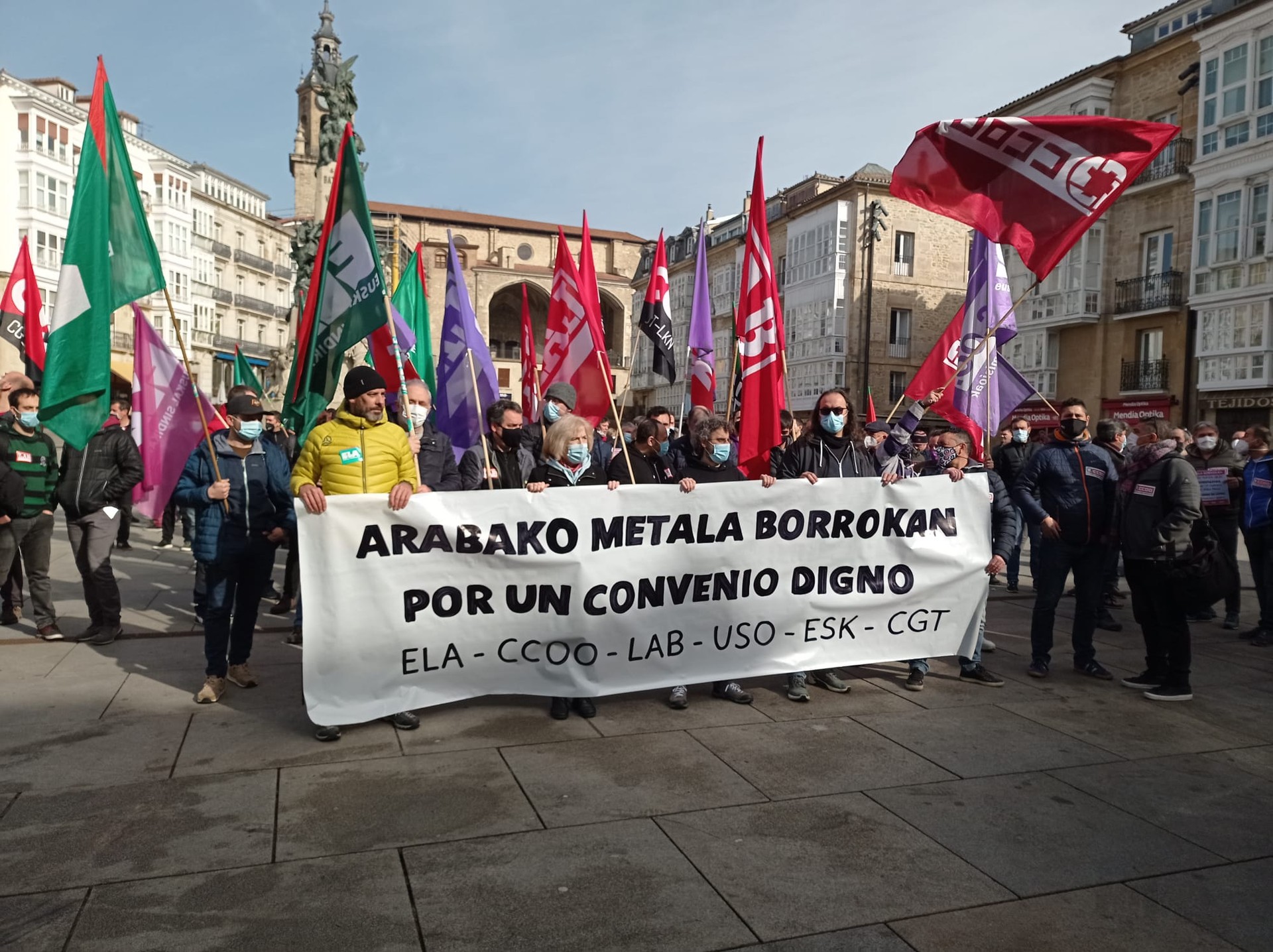 Arabako metalaren sektorea kalera irtengo da otsailaren 19an, hitzarmen duin baten alde
