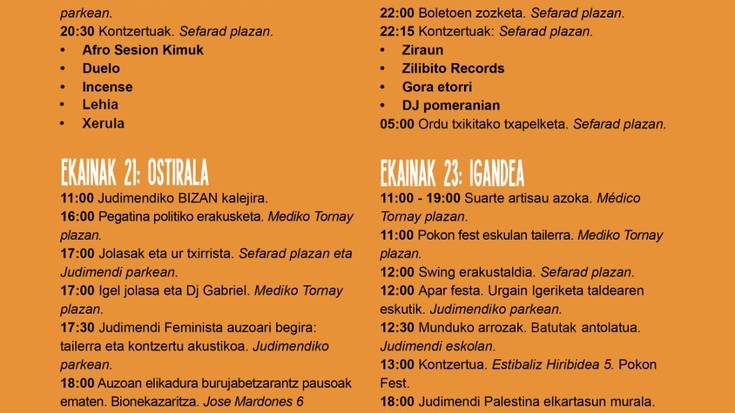 Judimendiko jaiak, Leihotikan, Ziztada&Ralntz