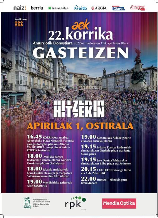 22. Korrika Gasteizen