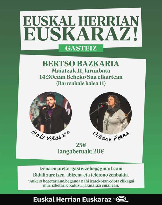Euskal Herrian Euskaraz bertso bazkaria