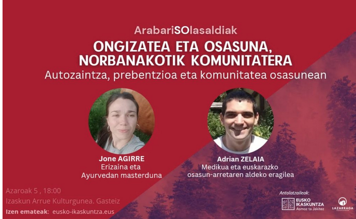'Ongizatea eta osasuna', Jone Agirre, Adrian Zelaia