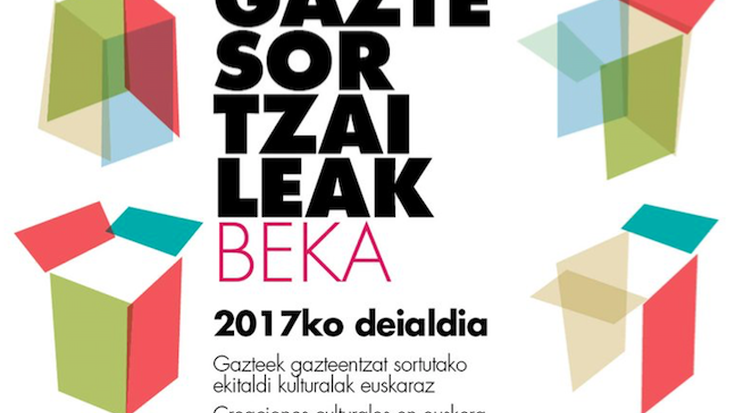 Uztailaren 1ean amaituko da Gazte Sortzaileak bekan ideiak aurkezteko epea