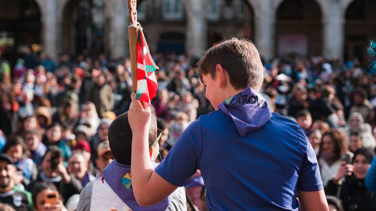 Korrikalari txikiek bete dute Gasteiz