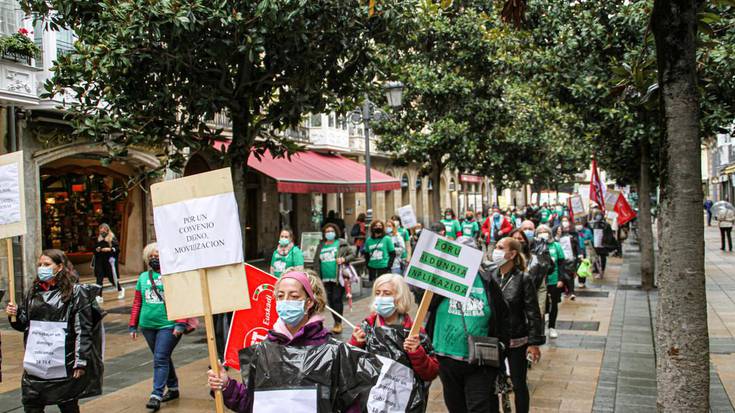 Arabako egoitzak zutik, lan hitzarmen propio baten alde