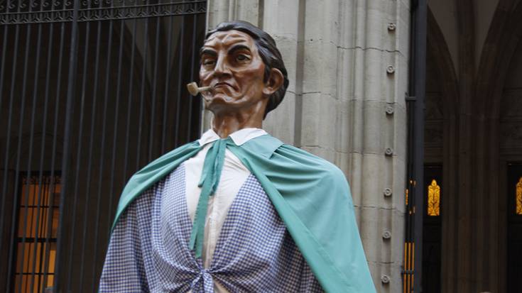 Giro onean ospatu dute San Anton eguna Gasteizen