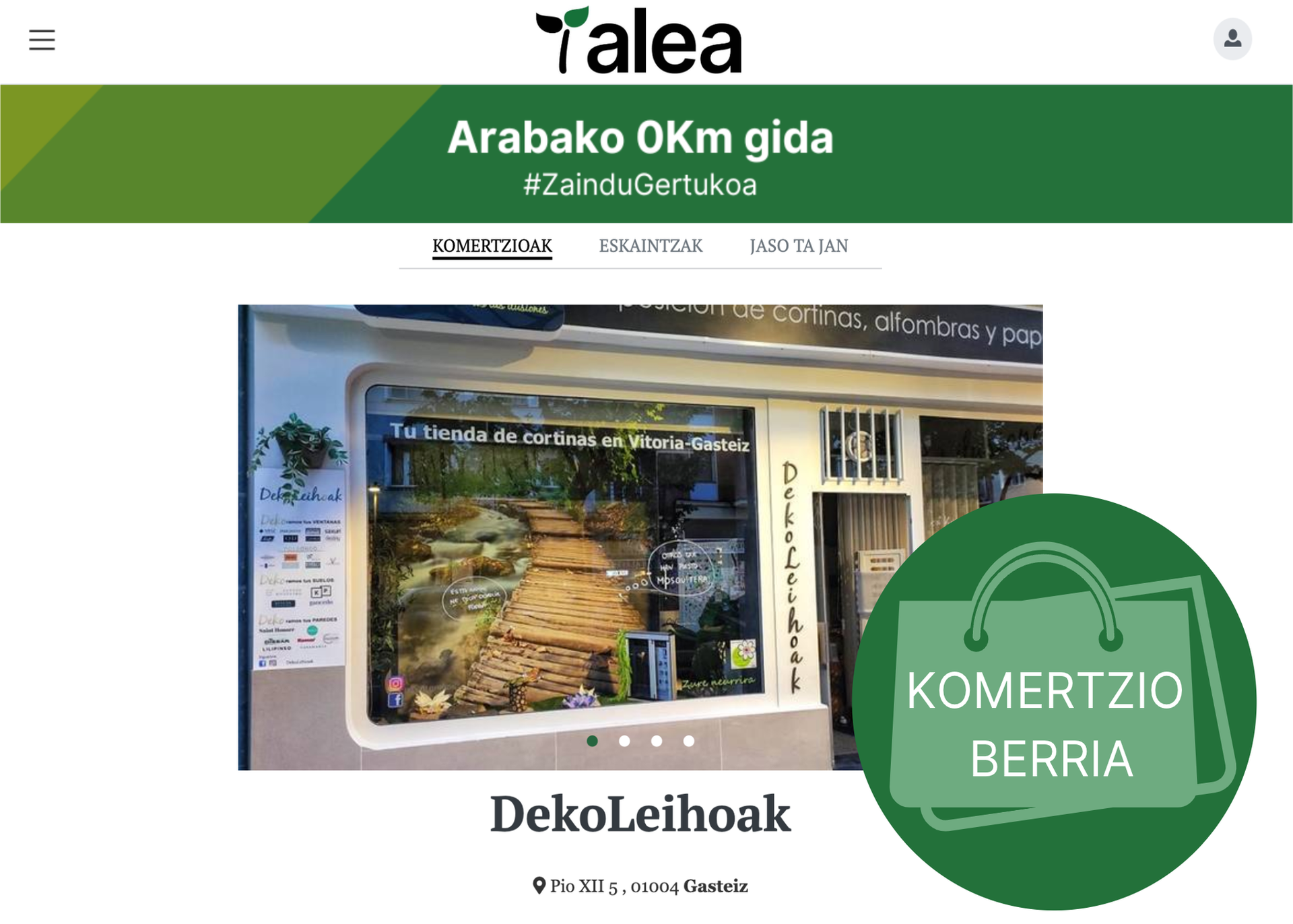 DekoLeihoak 0km gidan!
