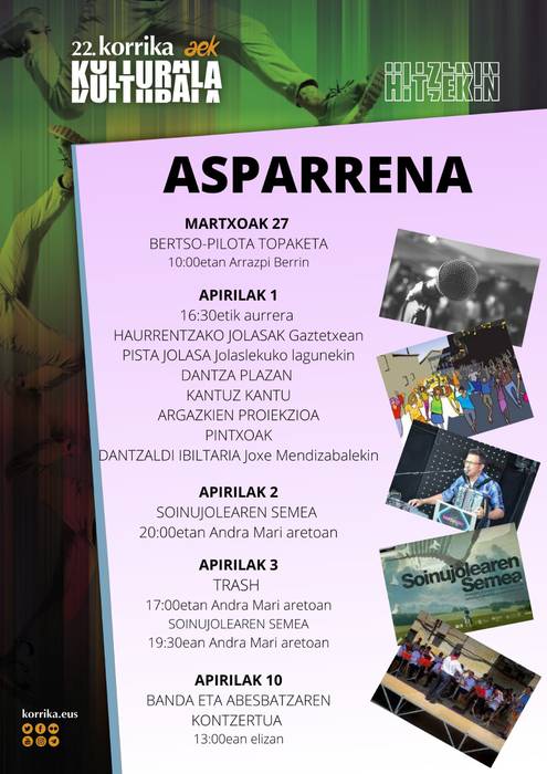 22. Korrika: Korrika jaia Asparrenan