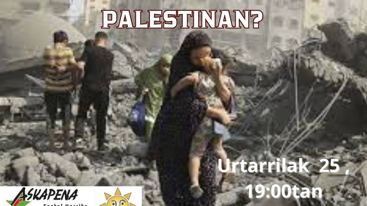'Zer gertatzen ari da Palestinan?'