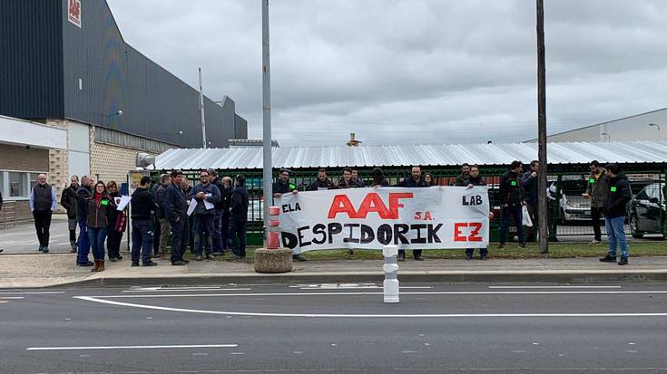 Sei langile kaleratze arriskuan AAF enpresaren Gasteizko lantegian