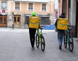 Glovoko riderrek ordezkari sindikalak lortu dituzte Araban