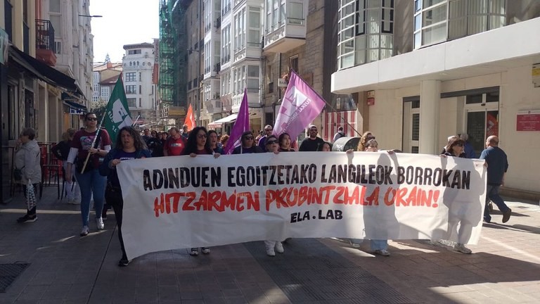 Ez gara metaleko langileak, baina guk ere baldintza duinak nahi ditugu