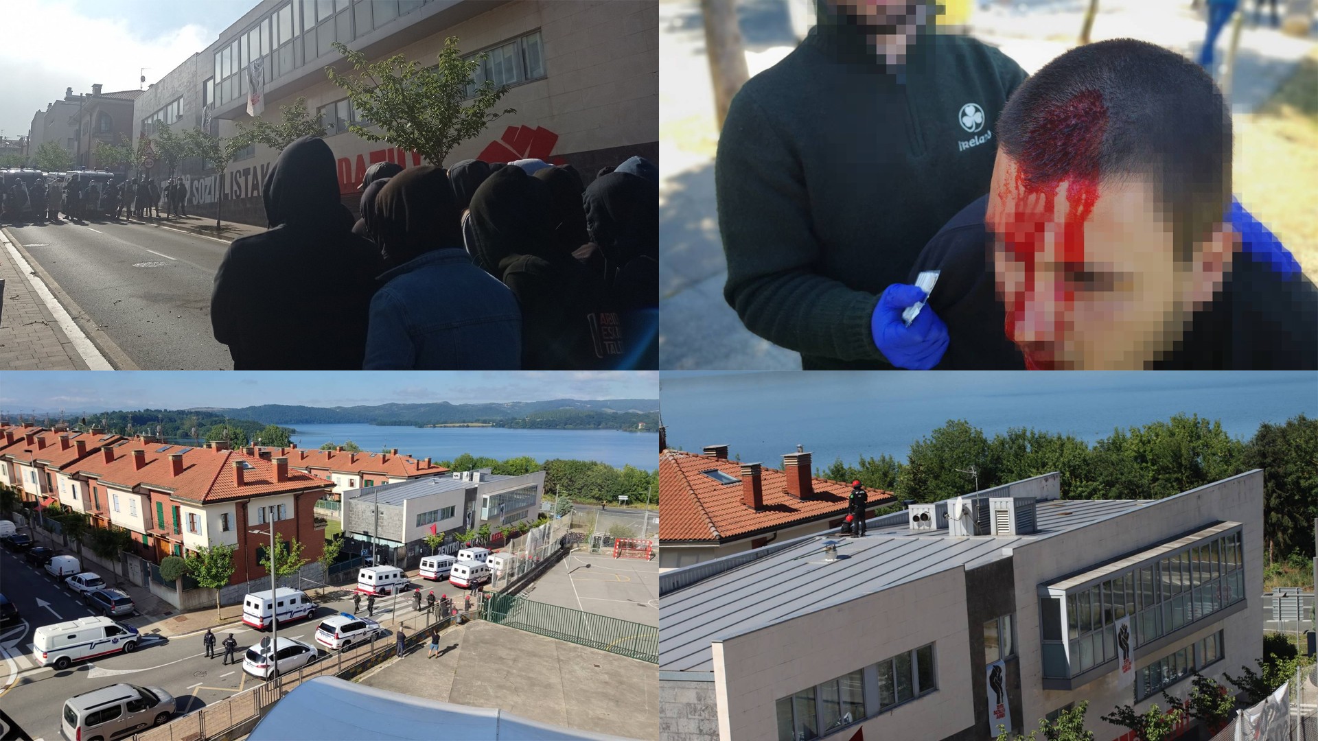 Legutioko Desjabetuon Hotela desalojatu du Ertzaintzak