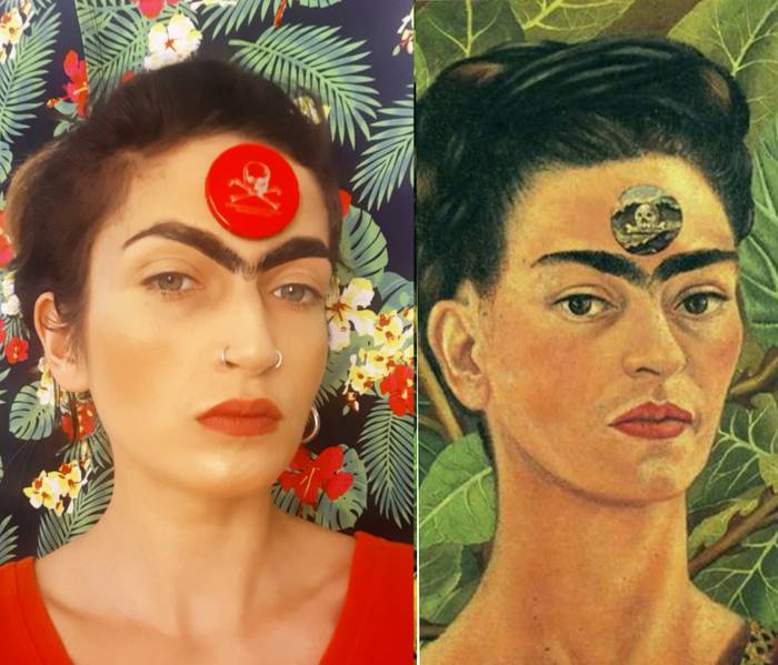 Thinking about death. Frida Kahlo