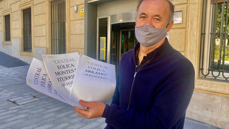 EH Bilduk ere alegazioak aurkeztu ditu Labraza, Iturrieta eta Arkamuko parke eolikoen aurka