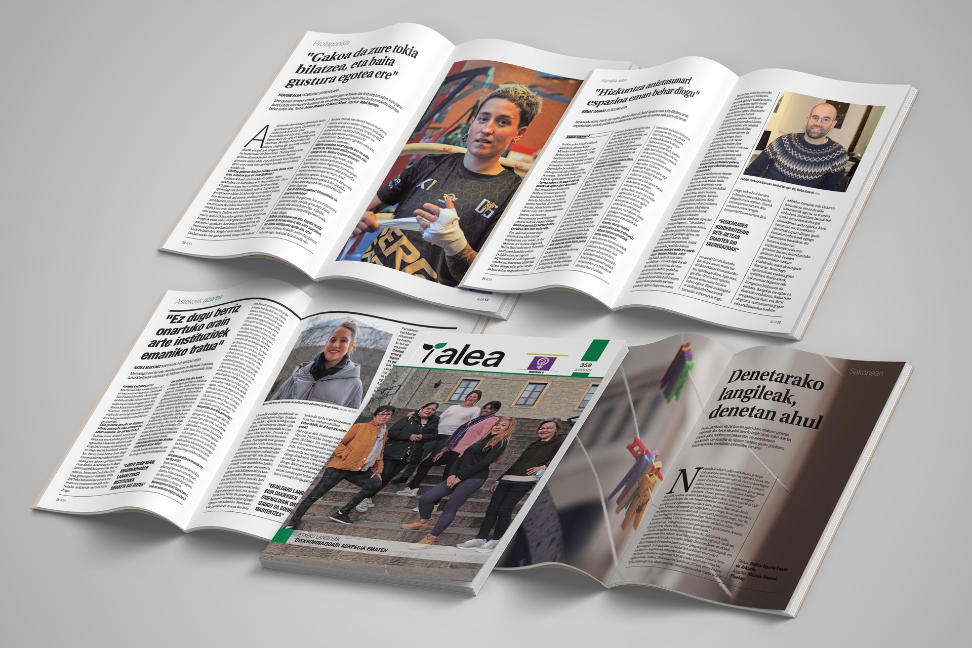 Etxeko langileak, Nekane Alda, Martxoak 3 eta Beñat Garaio, aste honetako ALEAn