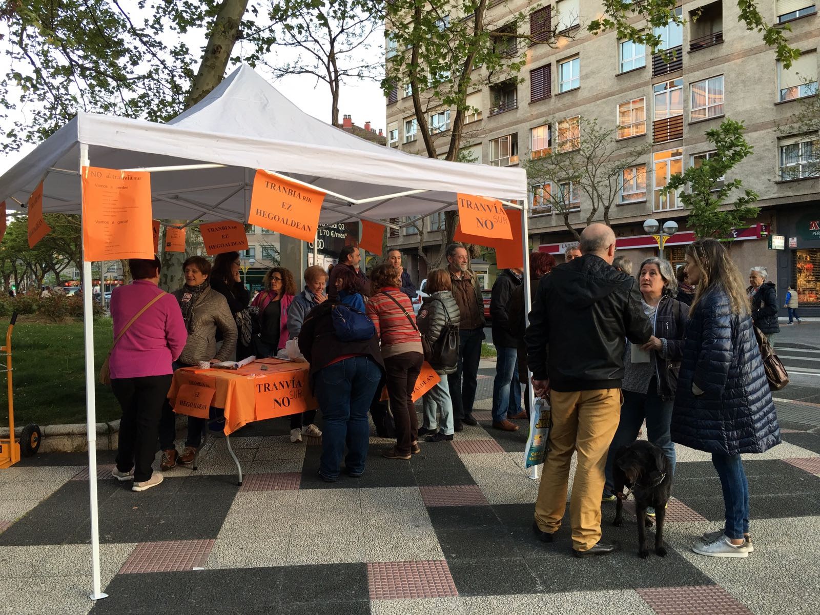 Tranbiaren kontra, babes zabala lortu dute Adurtzan