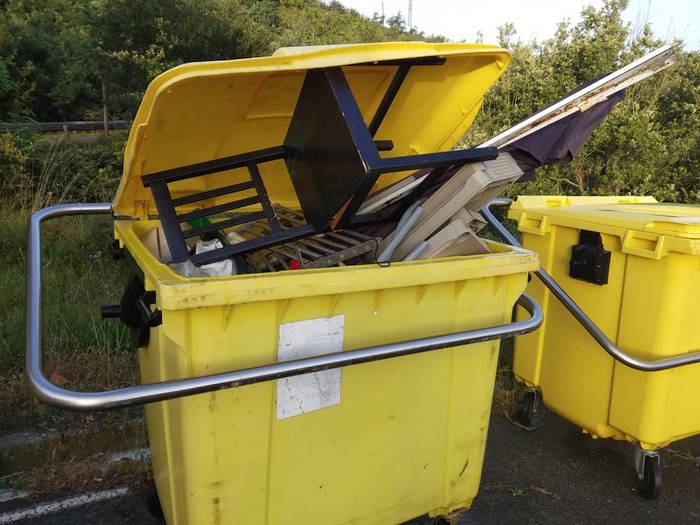 Errefusara botatzen dugun zaborraren %86a gaizki botata dago