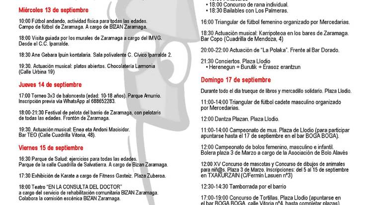 Zaramagako jaiak, Herenegun, Burutik, Erasoz erantzun