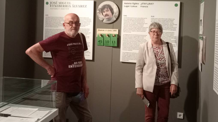 'Naparra' Gasteizko memorialean egiten ari diren erakusketatik kentzeko exijitu du familiak