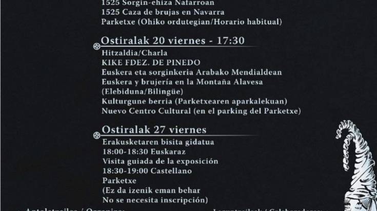 'Sorgin ehiza Nafarroan' erakusketara bisita gidatua