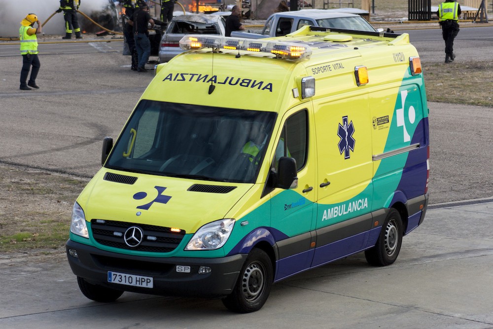Osasun garraioko langile baten aurka arma zuriz egindako erasoa salatu dute