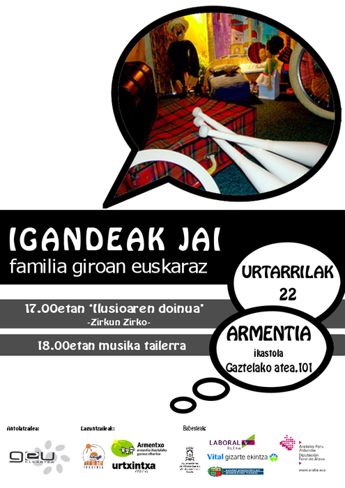 [IGANDEAK JAI] 'Ilusioaren doinua' & Musika tailerra