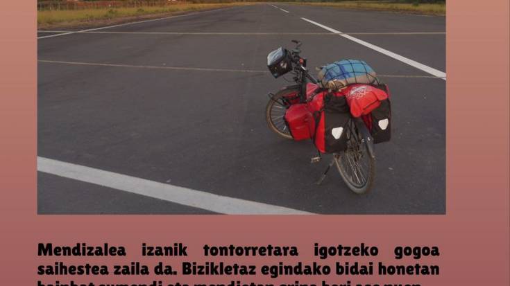 Adurtzatik Mundura: Mexikotik Brasilera mendiko botekin bizikletaren zakutoan