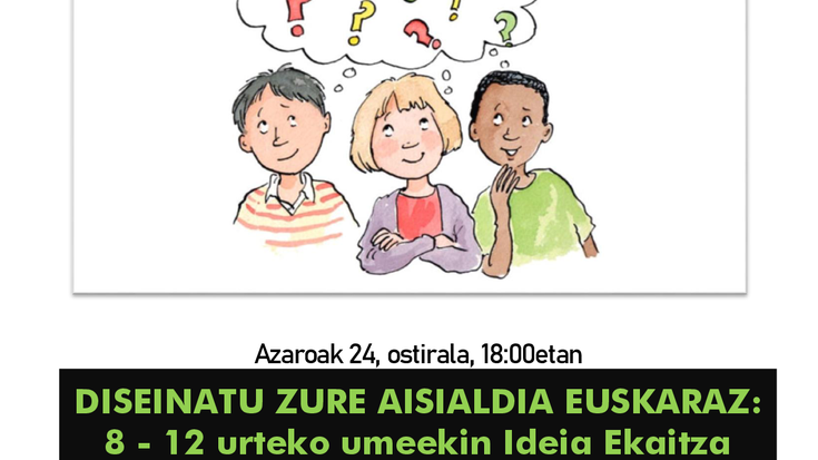 Diseinatu zure aisialdia euskaraz