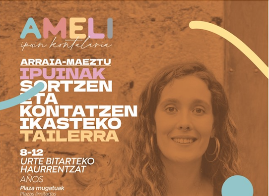 Ipuinak sortu eta kontatu, lantegia. Umeen aurkezpena