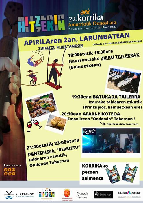 Korrika jaia Kuartangon