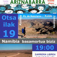 [HITZALDIA] 'Namibia basamortua biziz'