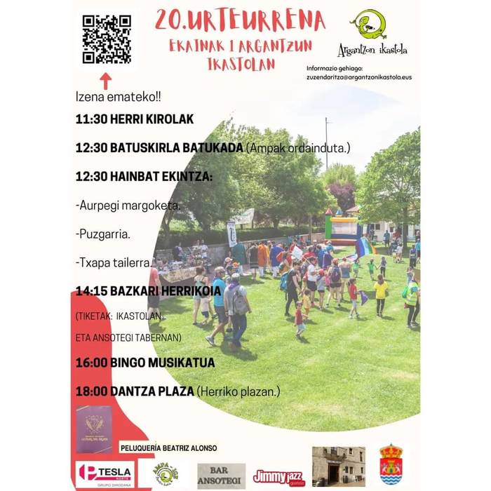 Argantzon Ikastolaren 20. urteurrena