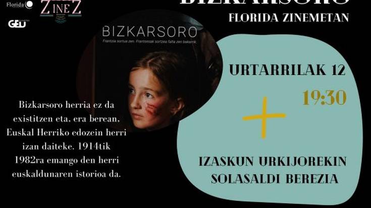 [ZINEZ] 'Bizkarsoro' + Izaskun Urkijorekin solasaldia