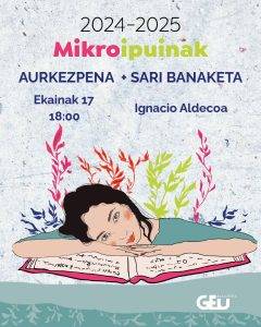 'Mikroipuinak' liburuaren aurkezpena
