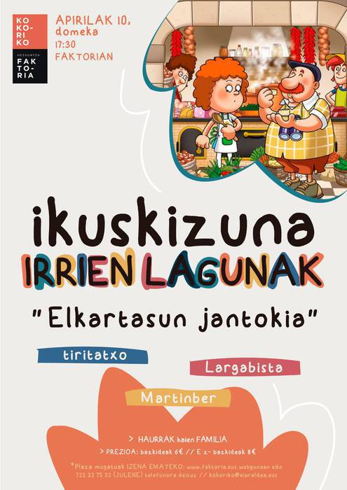 'Elkartasun jantokia', Irrien lagunak