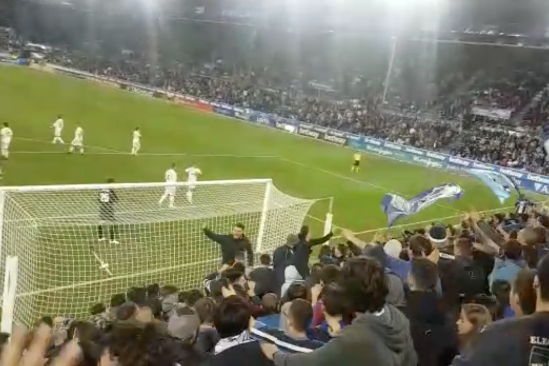 Alavesek 1-0 irabazi dio Real Madrili partida gogoangarrian