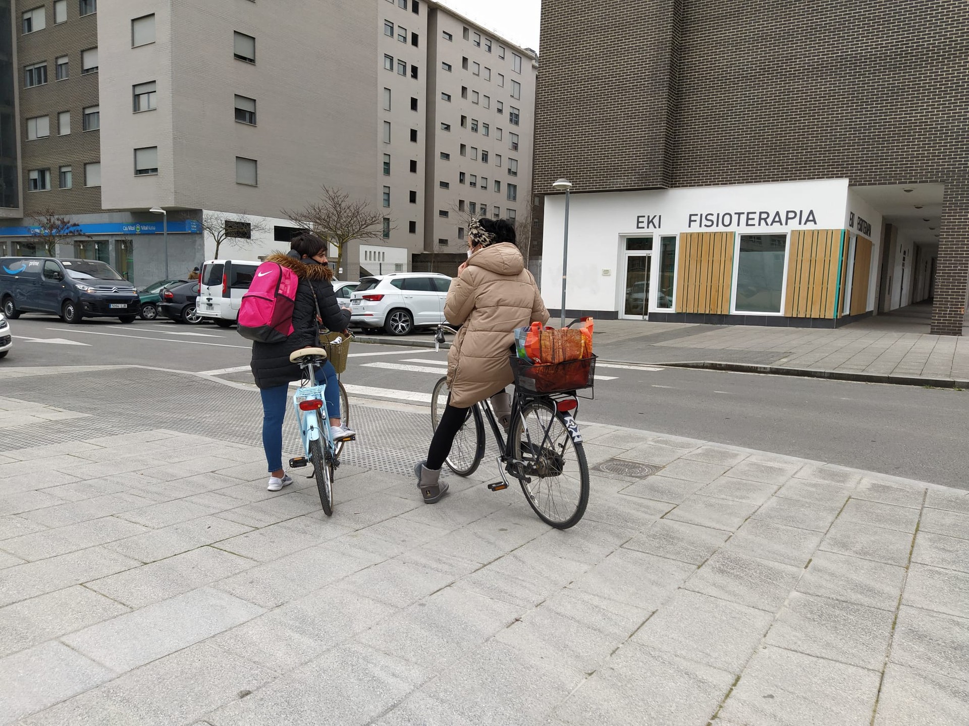Hirietako bizikleta mugikortasuna, erdigunean