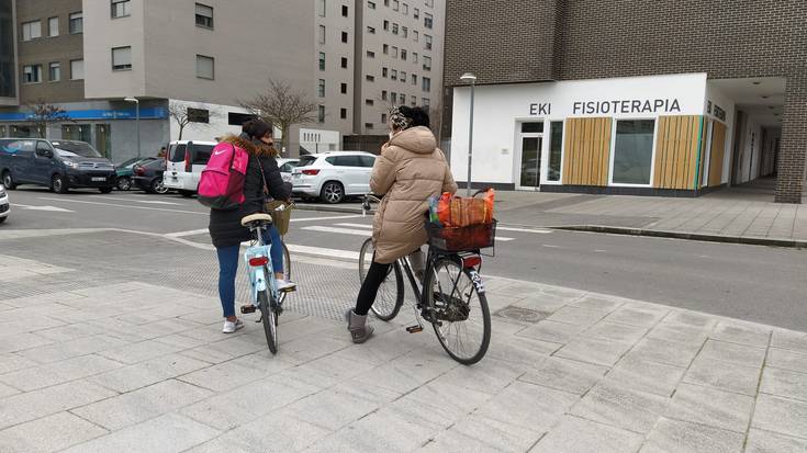 Hirietako bizikleta mugikortasuna, erdigunean