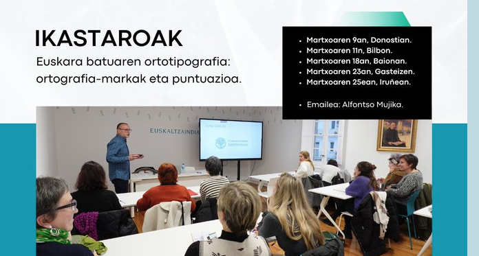 Euskara batuaren ortotipografia ikastaroa