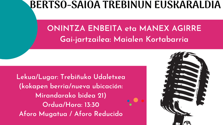 Euskaraldia: Onintza Enbeita + Manex Agirre