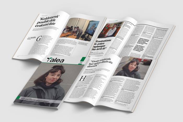 Koldo Mitxelena ikastetxea eta Marina Sagastizabal, aste honetako ALEAn