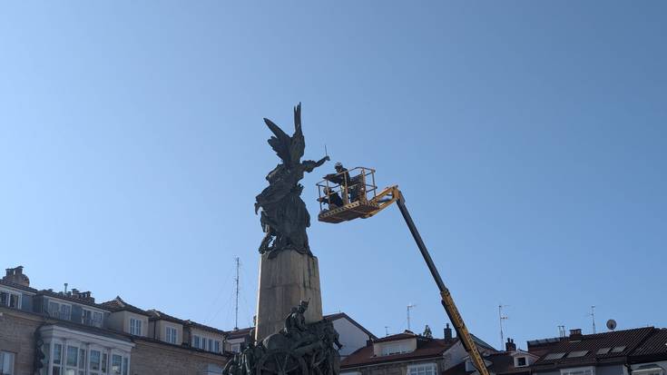 Gasteizko Batailaren monumentuaren egungo egoera aztertuko dute