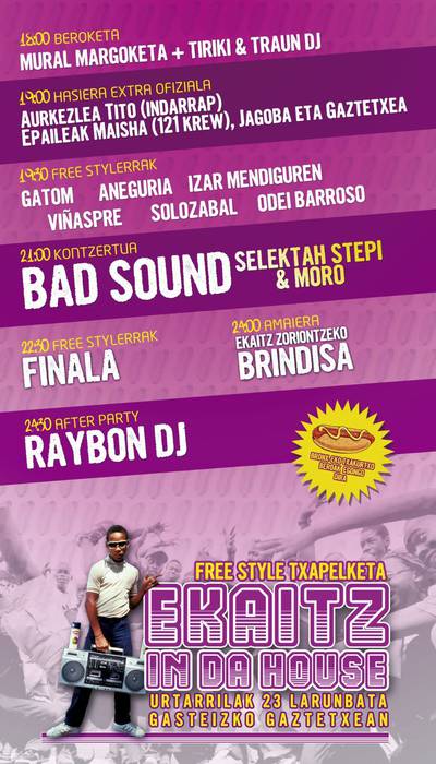 Ekaitz in da house Free Style txapelketa