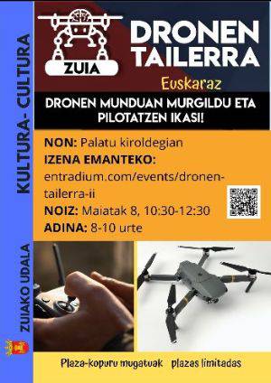 Dronen munduan murgildu